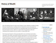 Tablet Screenshot of historyofwealth.org